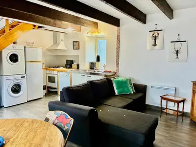 Cuisine ou kitchenette dans l'établissement Bisquine et Reder Mor