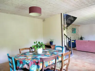 Coin salon dans l'établissement moulin dans les bois - Finistère