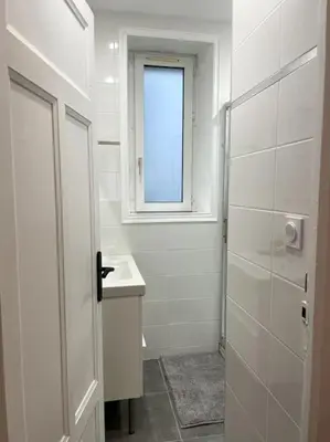 Salle de bains dans l'établissement Appartement en Centre-Ville