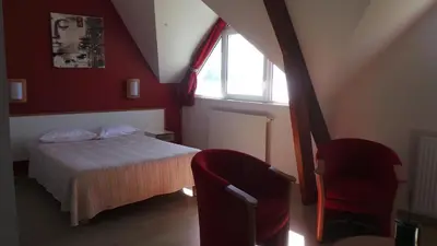 Un ou plusieurs lits dans un hébergement de l'établissement Le Relais de la Pointe du Van