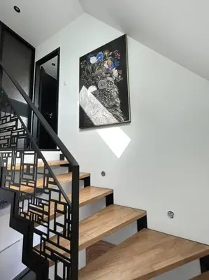 Télévision ou salle de divertissement dans l'établissement Belle maison rénovée à la plage