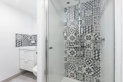 Salle de bains dans l'établissement La Mouette Tranquille