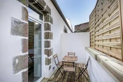 Balcon ou terrasse dans l'établissement La Mouette Tranquille