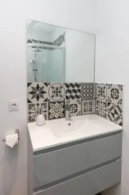 Salle de bains dans l'établissement L'Ascension Végétale