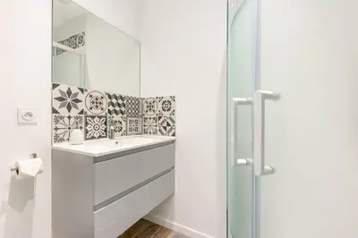 Salle de bains dans l'établissement L'Ascension Végétale