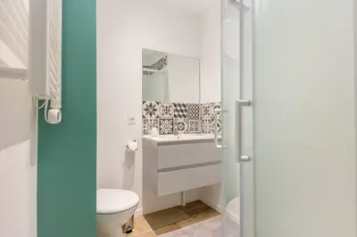 Salle de bains dans l'établissement L'Ascension Végétale