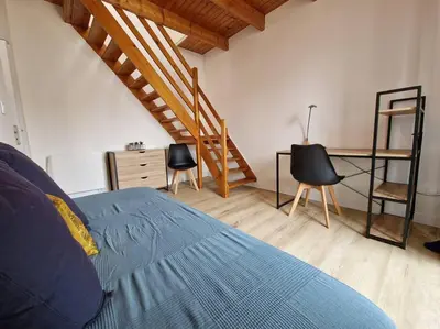 Plan de l'établissement L'escapade - 2 chambres - 1 espace bureau