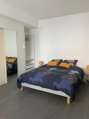 Un ou plusieurs lits dans un hébergement de l'établissement Location 2 pers centre historique de quimper