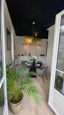 Coin salon dans l'établissement N9 APPARTEMENT DE CHARME **** MORLAIX