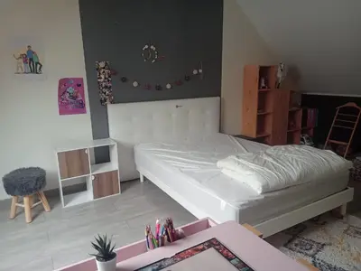 Un ou plusieurs lits dans un hébergement de l'établissement la tiny aux portes de brest