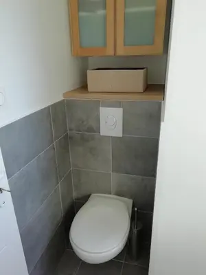 Salle de bains dans l'établissement Maison Carn Portsall