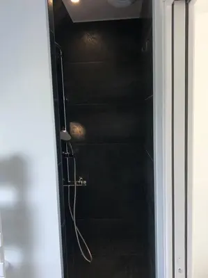 Salle de bains dans l'établissement Chez mamy Odette- Appartement lumineux en bord de mer
