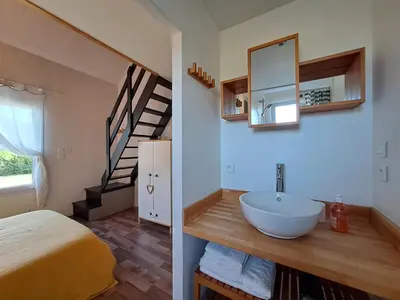 Plan de l'établissement Maison traditionnelle et moderne avec vue mer