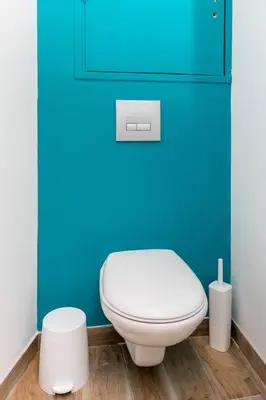 Salle de bains dans l'établissement Le Rêve Bleu