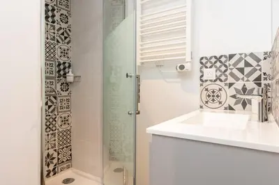 Salle de bains dans l'établissement Le Rêve Bleu