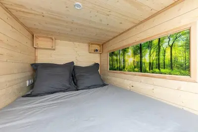 Un ou plusieurs lits dans un hébergement de l'établissement La Cabane Urbaine