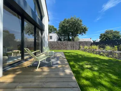 Jardin de l'établissement LA CASA SA TRINXA - 300 m des plages - Pointe de Beg-Meil
