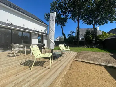 Jardin de l'établissement LA CASA SA TRINXA - 300 m des plages - Pointe de Beg-Meil