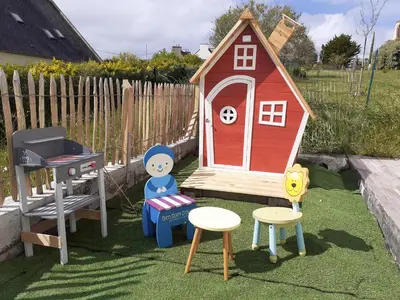 Jardin de l'établissement Maison avec vue mer 