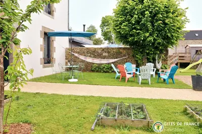 Jardin de l'établissement Magnifique demeure à 15 min des plages 12 adultes