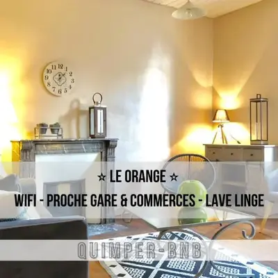 LE ORANGE - Confort - Wifi - Entre Gare et Centre
