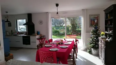 Plan de l'établissement Maison de vacances à 8 min des plages par un chemin enchanteur