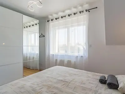 Un ou plusieurs lits dans un hébergement de l'établissement Holiday Home Maison du Venec by Interhome