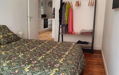 Cuisine ou kitchenette dans l'établissement Au Fil de soi