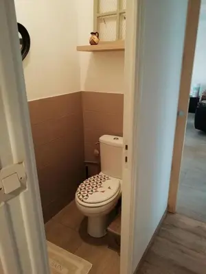 Salle de bains dans l'établissement Ker-Lina sea view, calm guaranteed