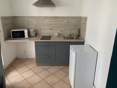 Cuisine ou kitchenette dans l'établissement Le St Brieuc
