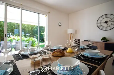 Plan de l'établissement -CALI-JOLIE MAISON A 600 M DES PLAGES ET DU CENTRE