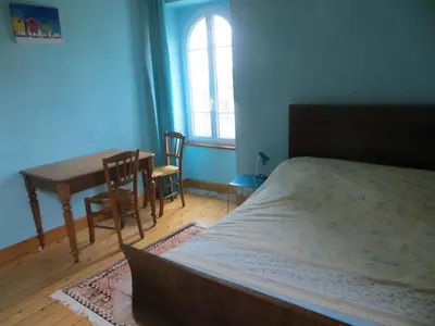Un ou plusieurs lits dans un hébergement de l'établissement Villa Crozon 6 à 8 pers vue mer