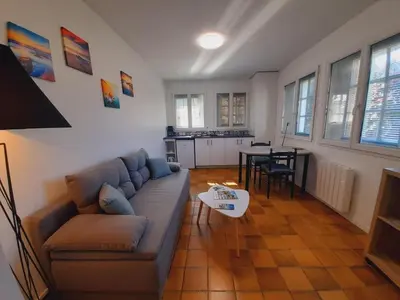 Coin salon dans l'établissement La Bonne Etoile - Chambres d'hôtes et Appartements -