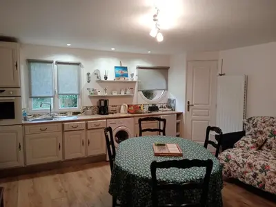 Cuisine ou kitchenette dans l'établissement Hentig ar Feunteun