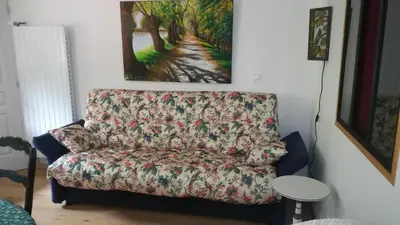 Coin salon dans l'établissement Hentig ar Feunteun
