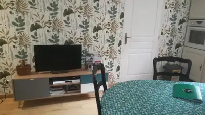 Télévision ou salle de divertissement dans l'établissement Hentig ar Feunteun