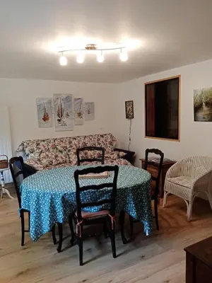 Coin salon dans l'établissement Hentig ar Feunteun