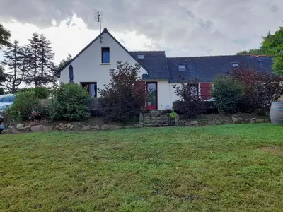 Jardin de l'établissement Belle longère à 500m de la mer