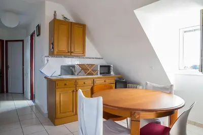 Cuisine ou kitchenette dans l'établissement Appartement - Plogoff Pointe du Raz