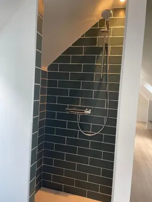 Salle de bains dans l'établissement Au Troisieme