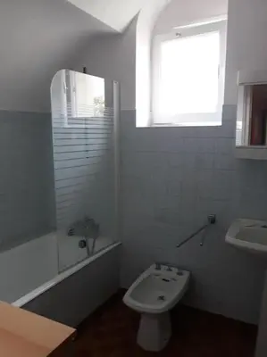 Salle de bains dans l'établissement Kerleuquer Ty Nevez