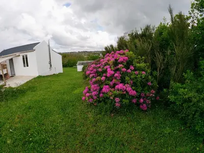 Jardin de l'établissement maisonnette pêcheur Bertheaume