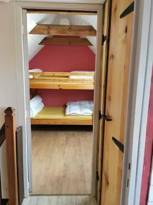 Un ou plusieurs lits dans un hébergement de l'établissement Les gîtes de Blandine