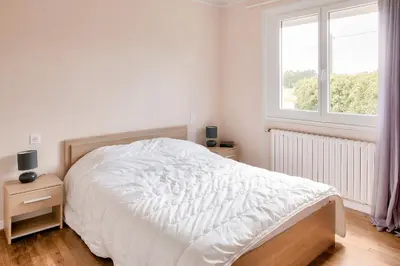 Un ou plusieurs lits dans un hébergement de l'établissement Grands espaces à Plovan - 6 Personnes