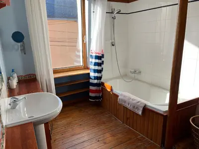 Salle de bains dans l'établissement Le Passage