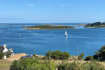 Paysage naturel près de la maison de vacances