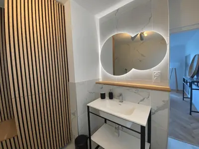 Salle de bains dans l'établissement Villa Ster et Mer