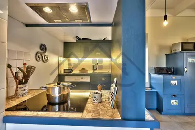 Cuisine ou kitchenette dans l'établissement LocaLise - M11B - A la pointe - Maison de vacances avec jardin entièrement clos - A 50m de la plage - 700m du centre - tout à pied - wifi inclus - draps inclus - Animaux bienvenus
