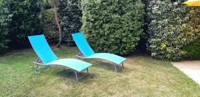 Jardin de l'établissement Gîte Arums, meublé 3 étoiles, proche mer (800 mètres)