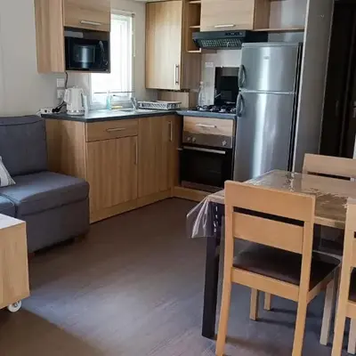 Mobil home 3 ch domaine de kerlann pont aven wifi inclu